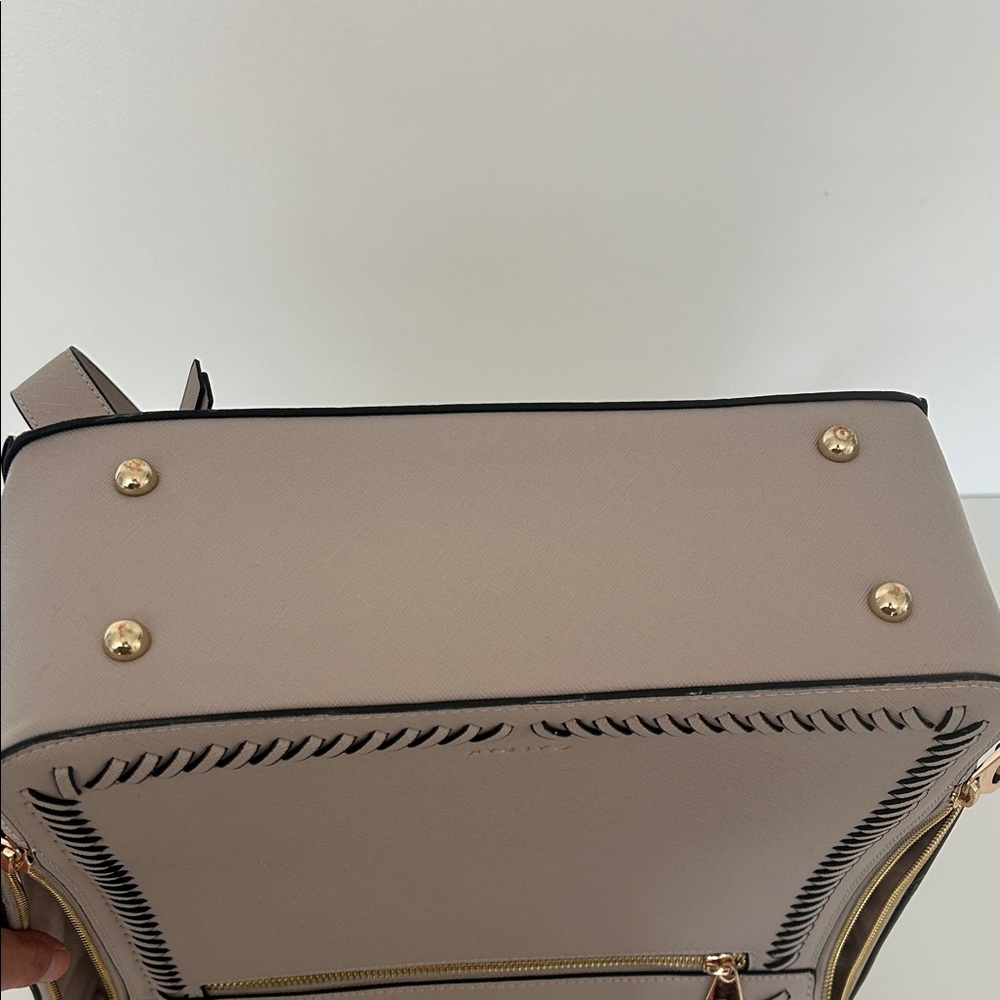 Calpak Beige Backpack with Gold Zippers - Picture 7 of 7